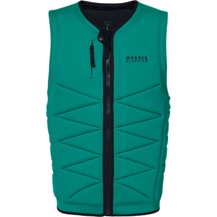 Mystic Mens Outlaw Front Zip Wake Impact Vest 35005.240226 - Green